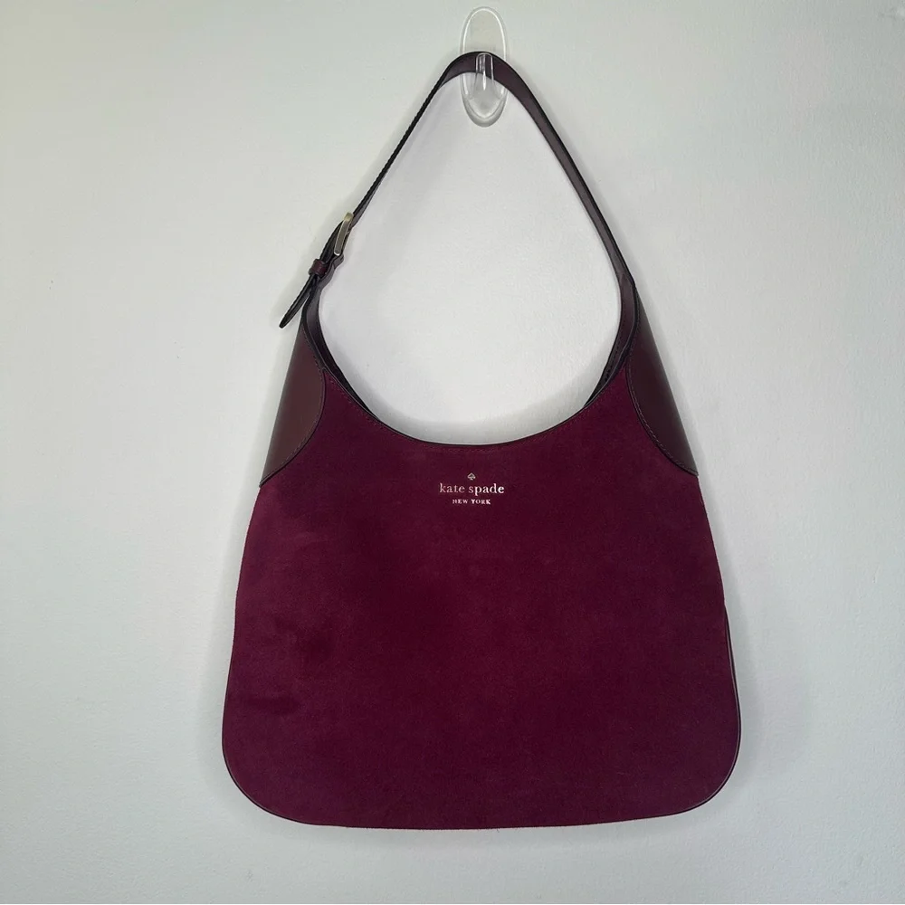 Kate Spade Aster Suede Shoulder bag-Purse - Picture 1 of 11